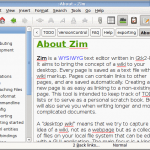Zim - Free Desktop Wiki Software
