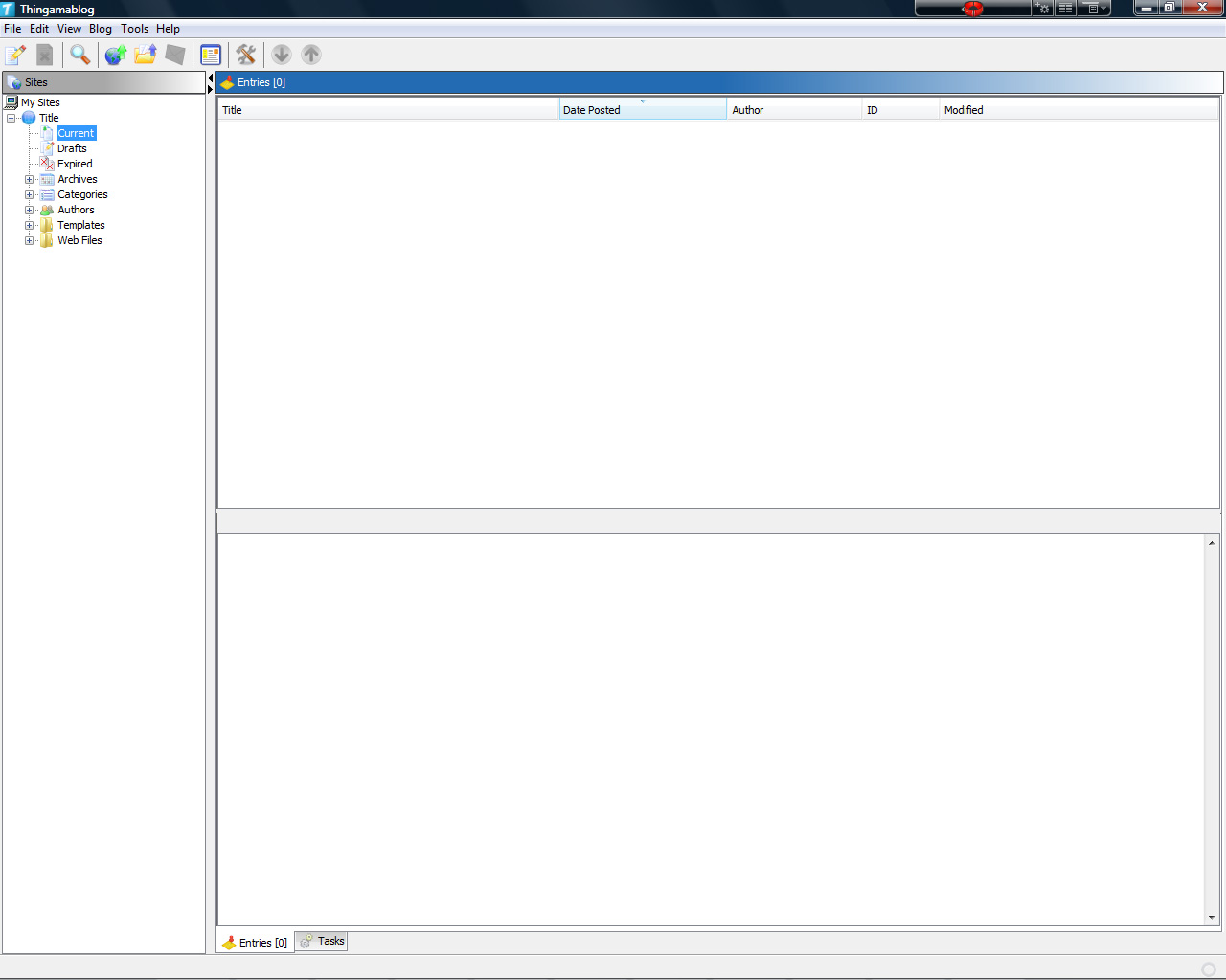 ThingamaBlog: Free Blogging Client for Windows, Linux