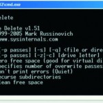 SDelete: Command Lite Utility to Securely Delete Files
