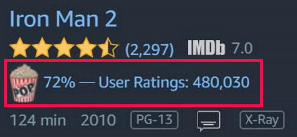 How To See Rotten Tomatoes Rating On Amazon Prime Videos