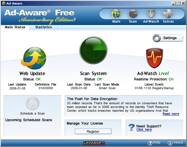 Download Ad-Aware Free: Free and Free
