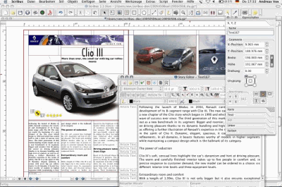 Free Scribus Desktop Publishing Software