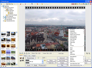 Photoscape Editor Interface