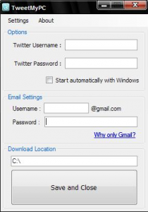 Download TweetMyPC Free