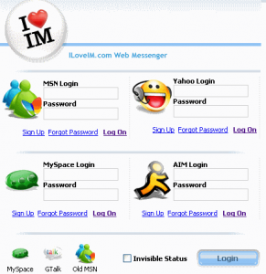 ILoveIM Web Based Messenger