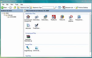 Archive Explorer Deskcretary Clean Up Desktop