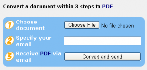 Convert documents to PDF online