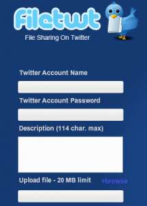 FileTwt Share Files on Twitter for Free