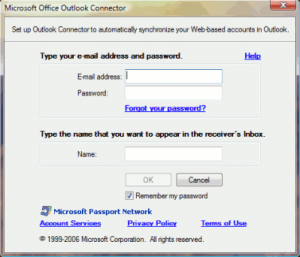 Microsoft Office Outlook Connector