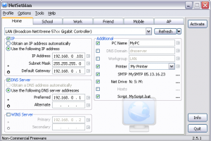 NetSetMan - Manage Your Network Profile Settings