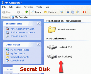 Secret Disk Password Protect Hard Disk
