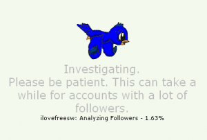 FakeFollowers analyzing your Twitter followers