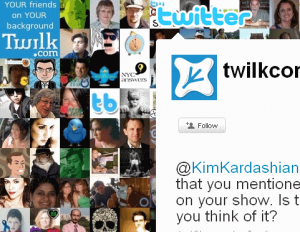 Free Twitter Background from Profile Images at Twilk