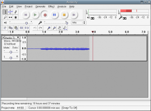 Record Audio with Audacity