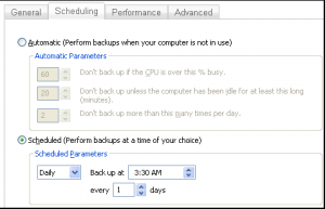 Schedule Automatic Backups