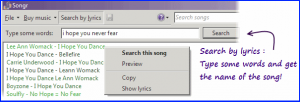 Search MP3 Songs by Lyrics