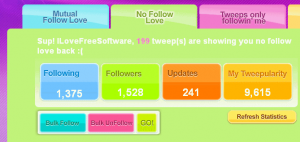 Tweepular - Mass follow and Unfollow Twitter users