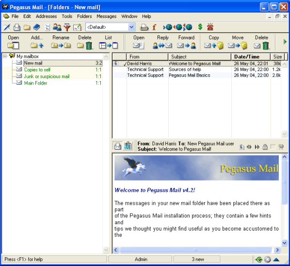 Download Pegasus Mail Client Free