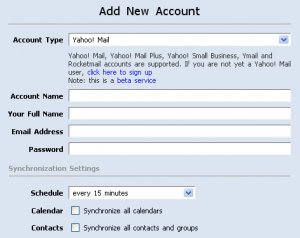 Setup New Account in Zimbra Desktop