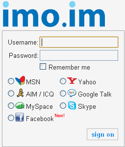 IMO IM Web Based Instant Messenger