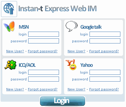 Instan-t Web Based Instant Messenger