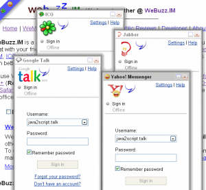 Webuzz Im Web based Instant Messenger