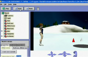 A screenshot of Alice in action.