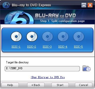 Blu-ray to DVD Express - Source Disk