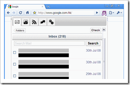 Yahoo Mail Widget Google Chrome