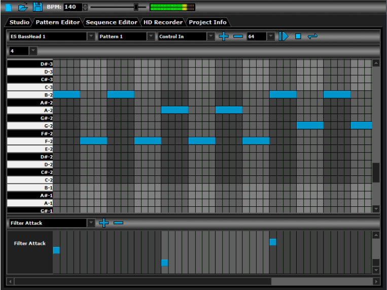 A screenshot of the DarkWave Studio interface.