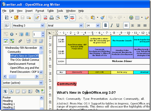 OpenOffice Writer