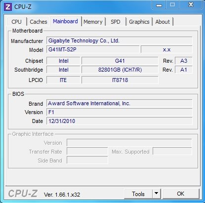 CPU-Z - Mainboard