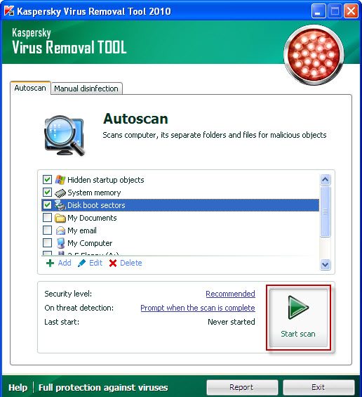 Kaspersky Virus Removal Tool