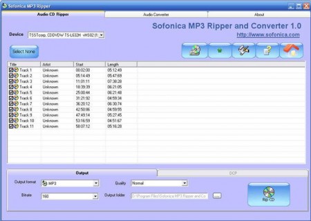 Sofonica MP3 Ripper