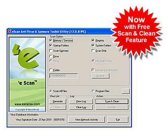 eScan Antivirus Toolkit Utility