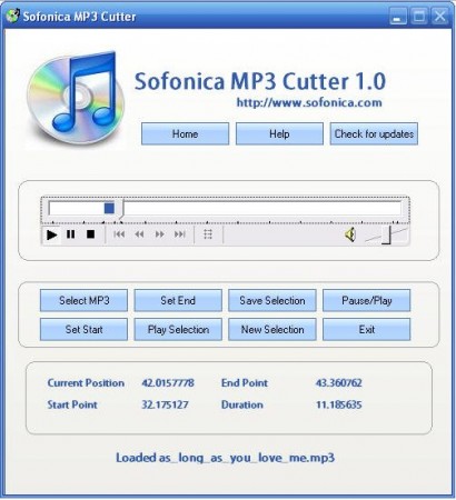 Sofonica MP3 Cutter