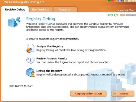 WinMend Registry Defrag