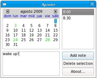 Agender Calendar Software