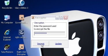 Right Click Encrypter - Decrypt File