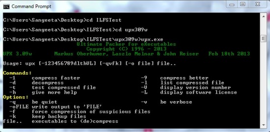 UPX - Help File