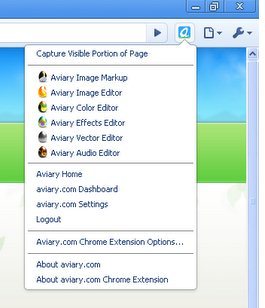Aviary Screen Capture Chrome