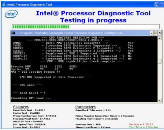 Intel Processor Diagnostic Tool