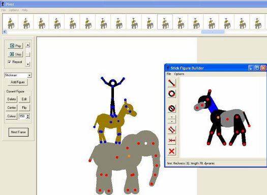 Pivot: Free Stick Figure Animation Software