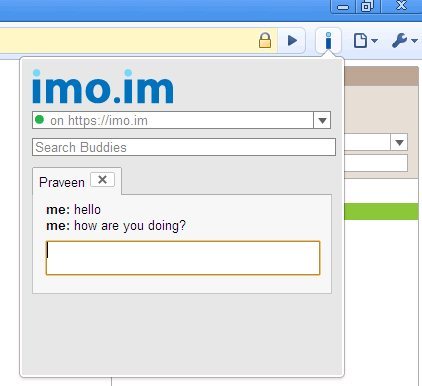 imo instant messaging notifier