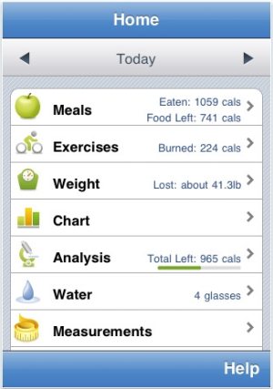 Calorie Counter iPhone