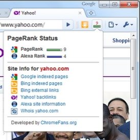 PageRank Status Extension Chrome