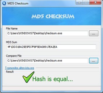 MD5 Checksum