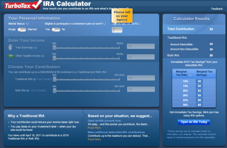 ira calc