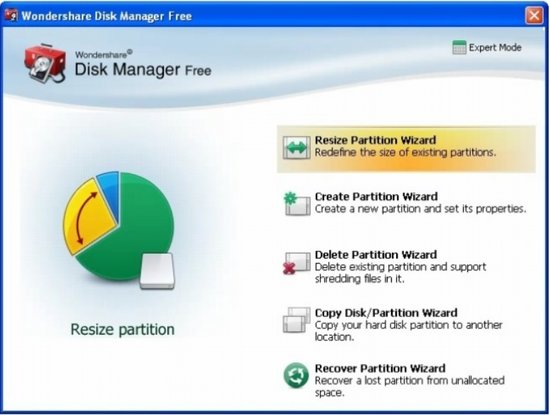 Wondershare Disk Manager