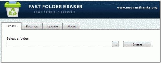 Fast Folder Eraser
